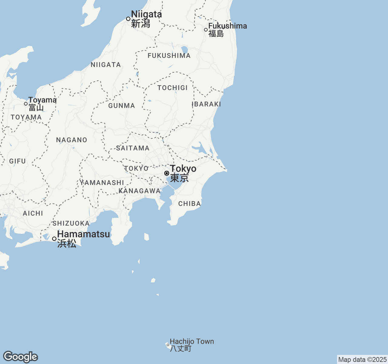 Map of Chiba